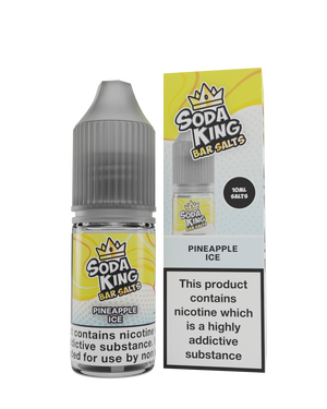 Soda King Bar Salts 10ml Nic Salts Pineapple ice (Box of 10)