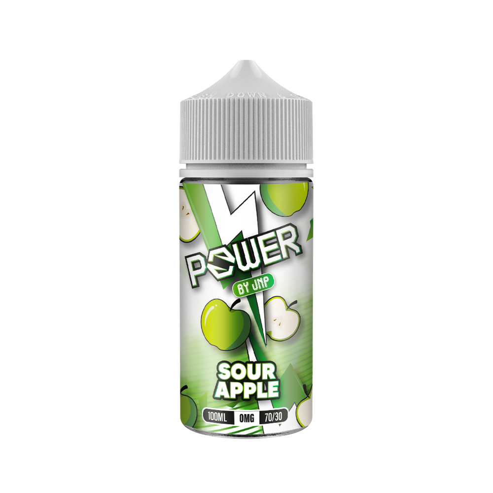 Power By Juice N Power 100ml E-liquid Sour Apple