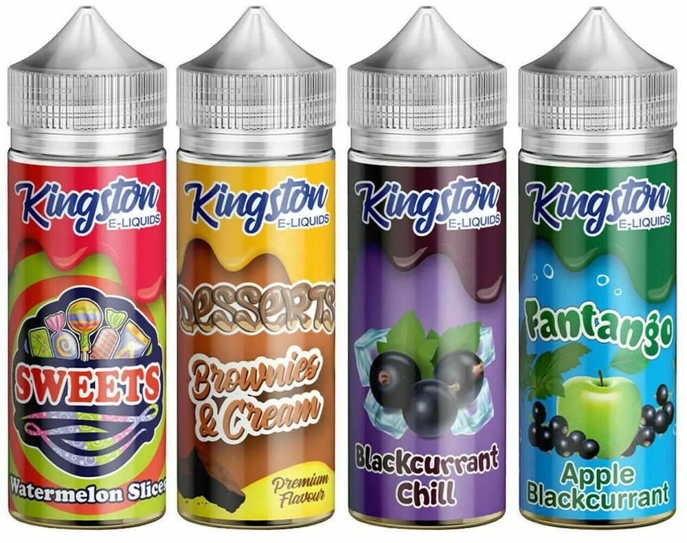 Kingston 100ml Shortfill E-liquids