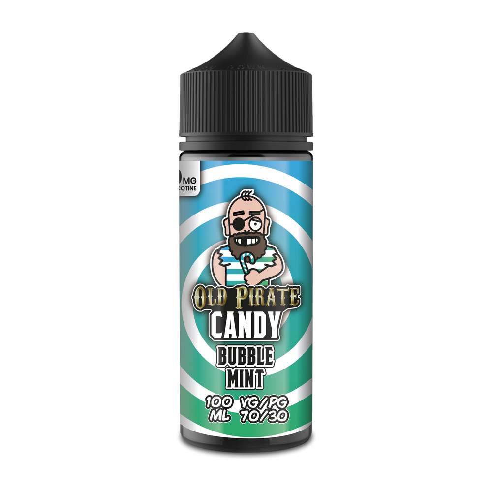 Old Pirate Candy 100ml Short Fill Bubble Mint