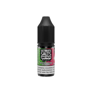 Ultimate Salts Candy Drops 10ml Watermelon & Cherry (Box of 10)
