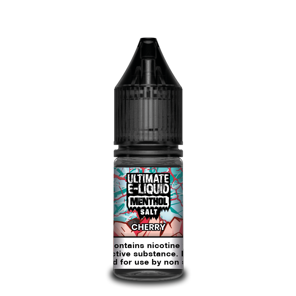 Ultimate E-liquid Menthol Salt 10ml Cherry (Box of 10)
