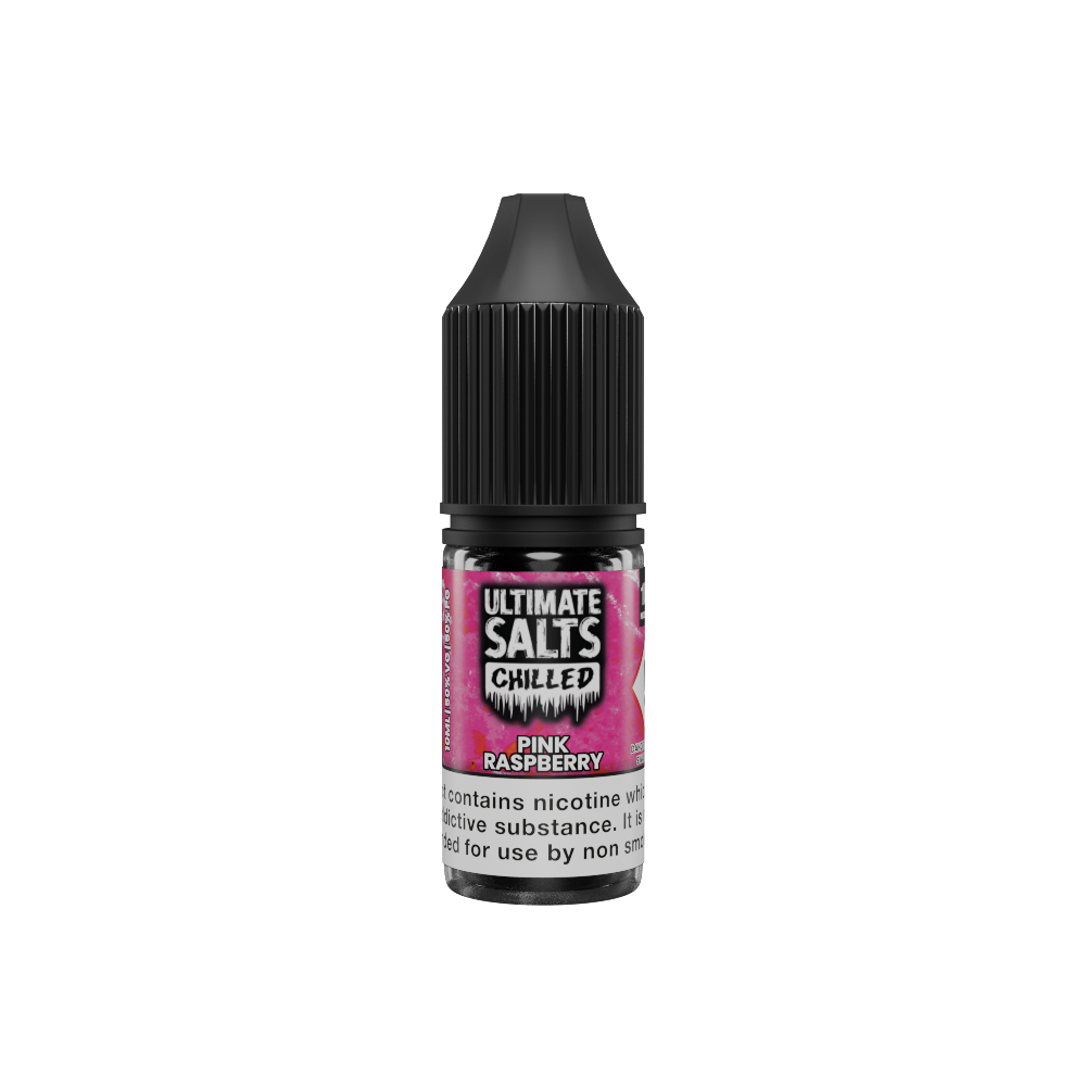 Ultimate Salts Chilled 10ml Pink Raspberry (Box of 10)