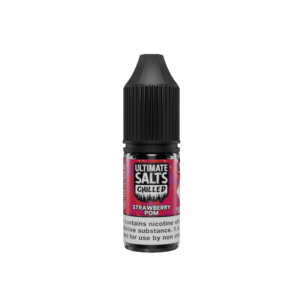 Ultimate Salts Chilled 10ml Strawberry Pom (Box of 10)