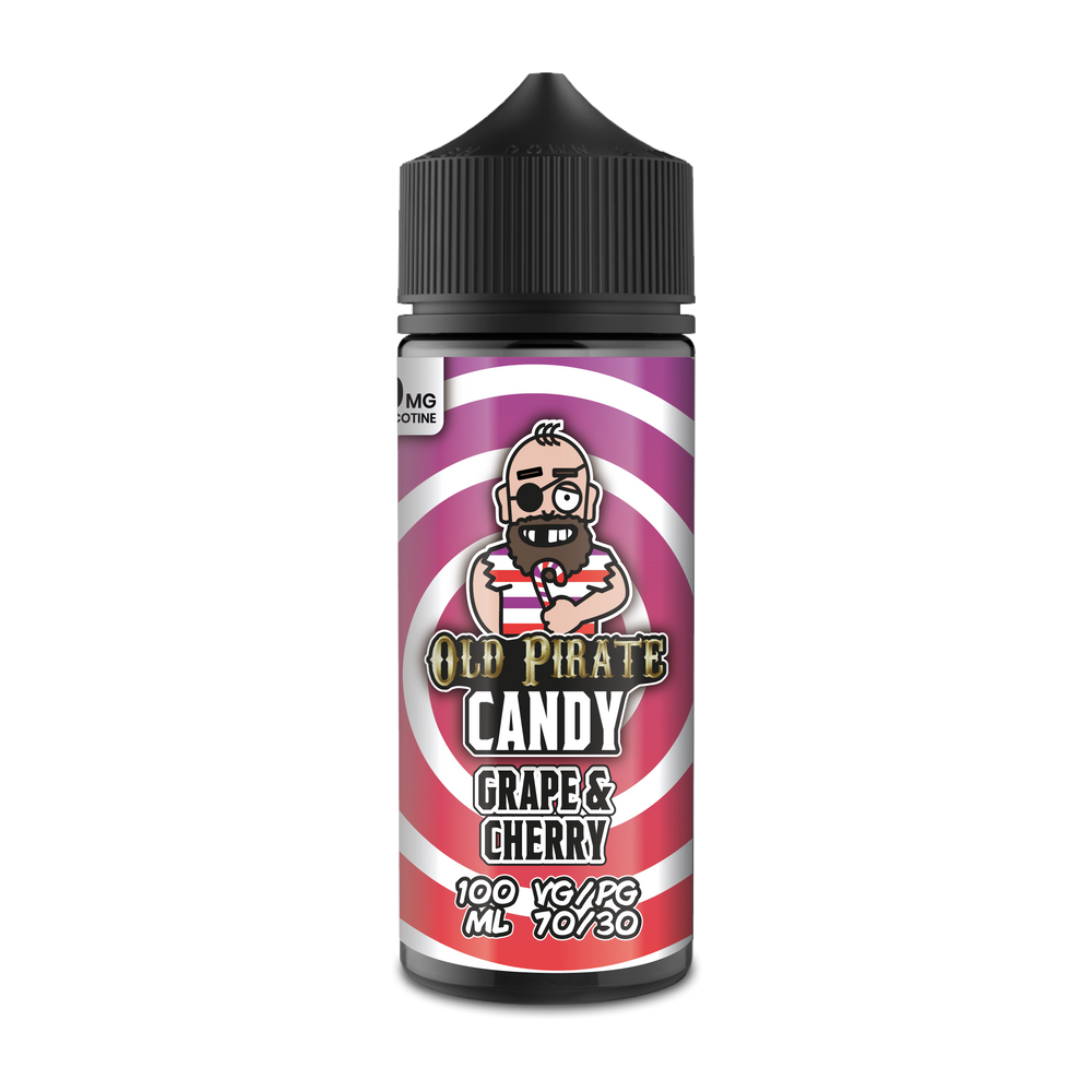Old Pirate Candy 100ml Short Fill Grape & Cherry