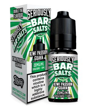 Doozy 10ml Seriously Bar Salts Kiwi Passion Guava (PACK OF 10)