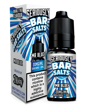 Doozy 10ml Seriously Bar Salts Mr Blue (PACK OF 10)