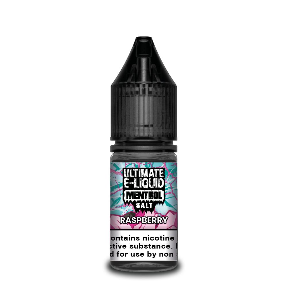 Ultimate E-liquid Menthol Salt 10ml Raspberry (Box of 10)