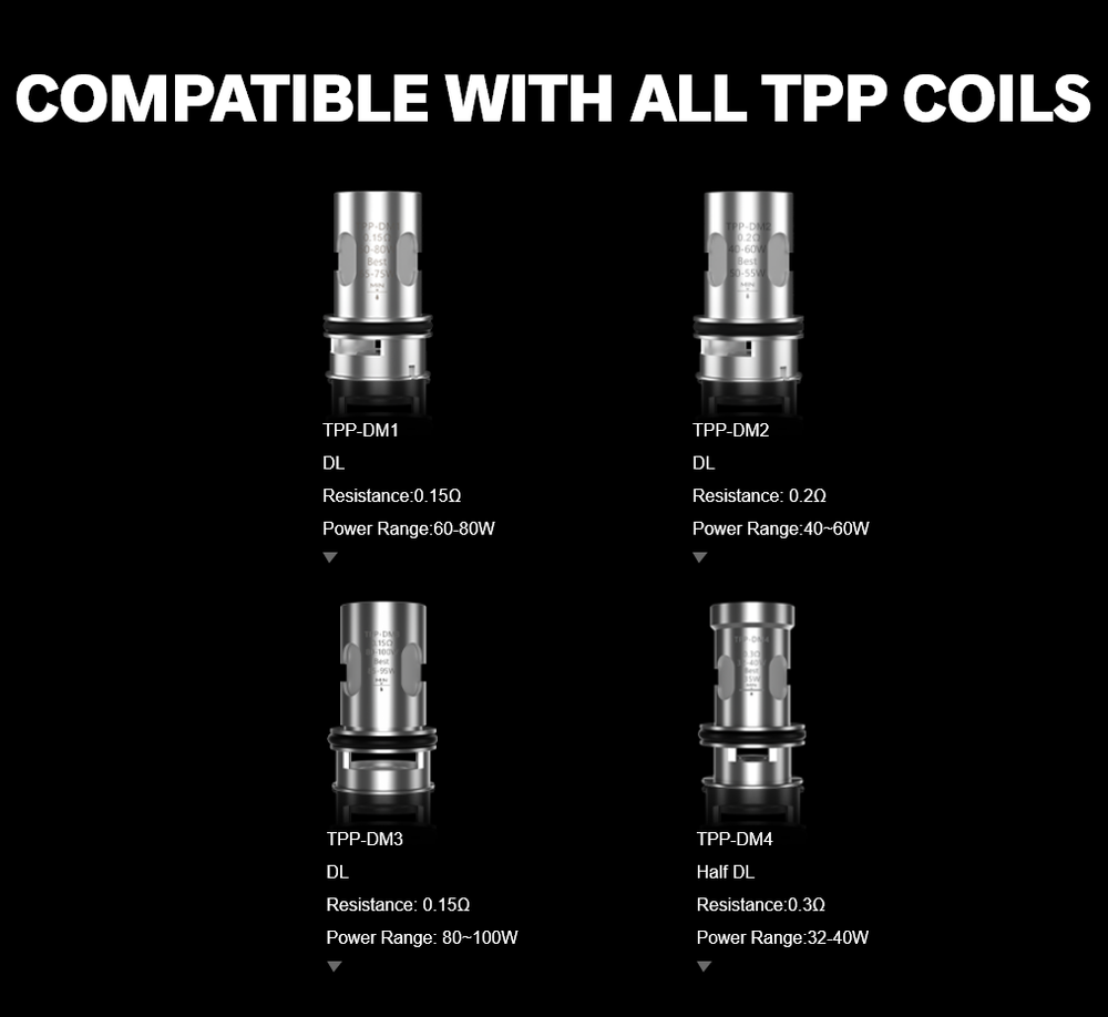 Voopoo TPP Series DM Coils (3 Pack)