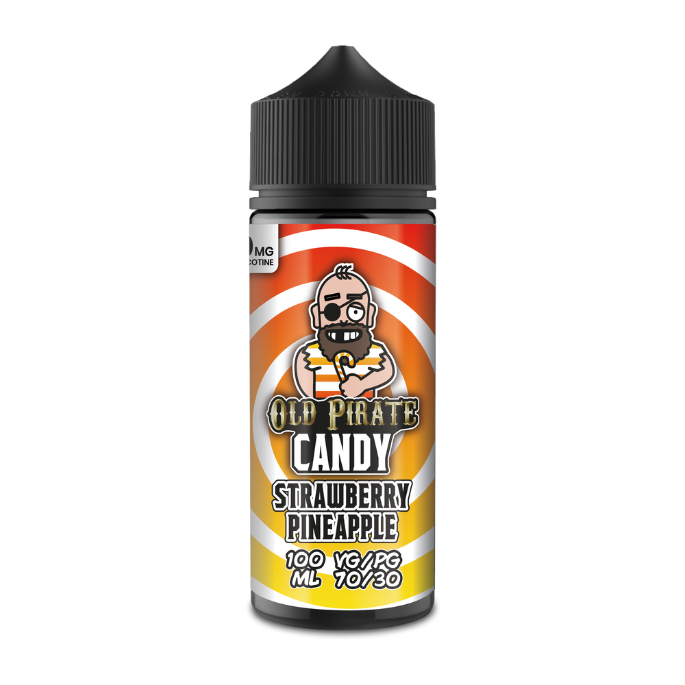 Old Pirate Candy 100ml Short Fill Strawberry Pineapple