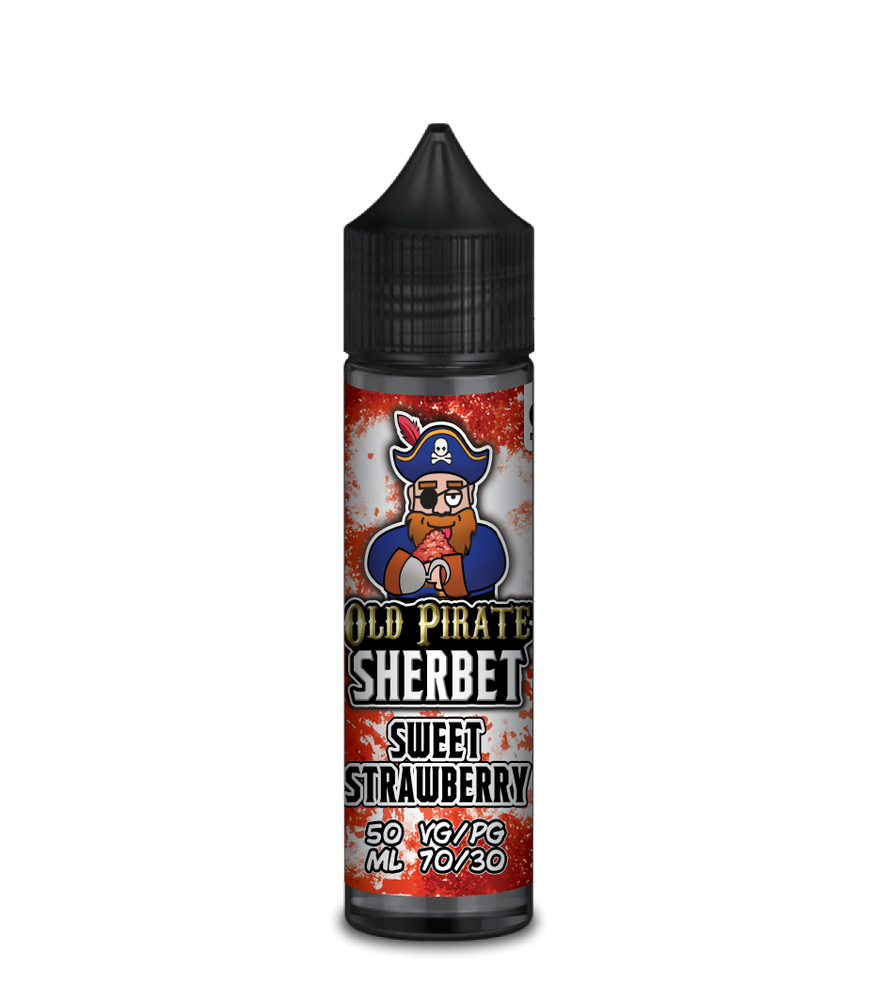 Old Pirate Sweet Strawberry Sherbet 50ml Short-fill