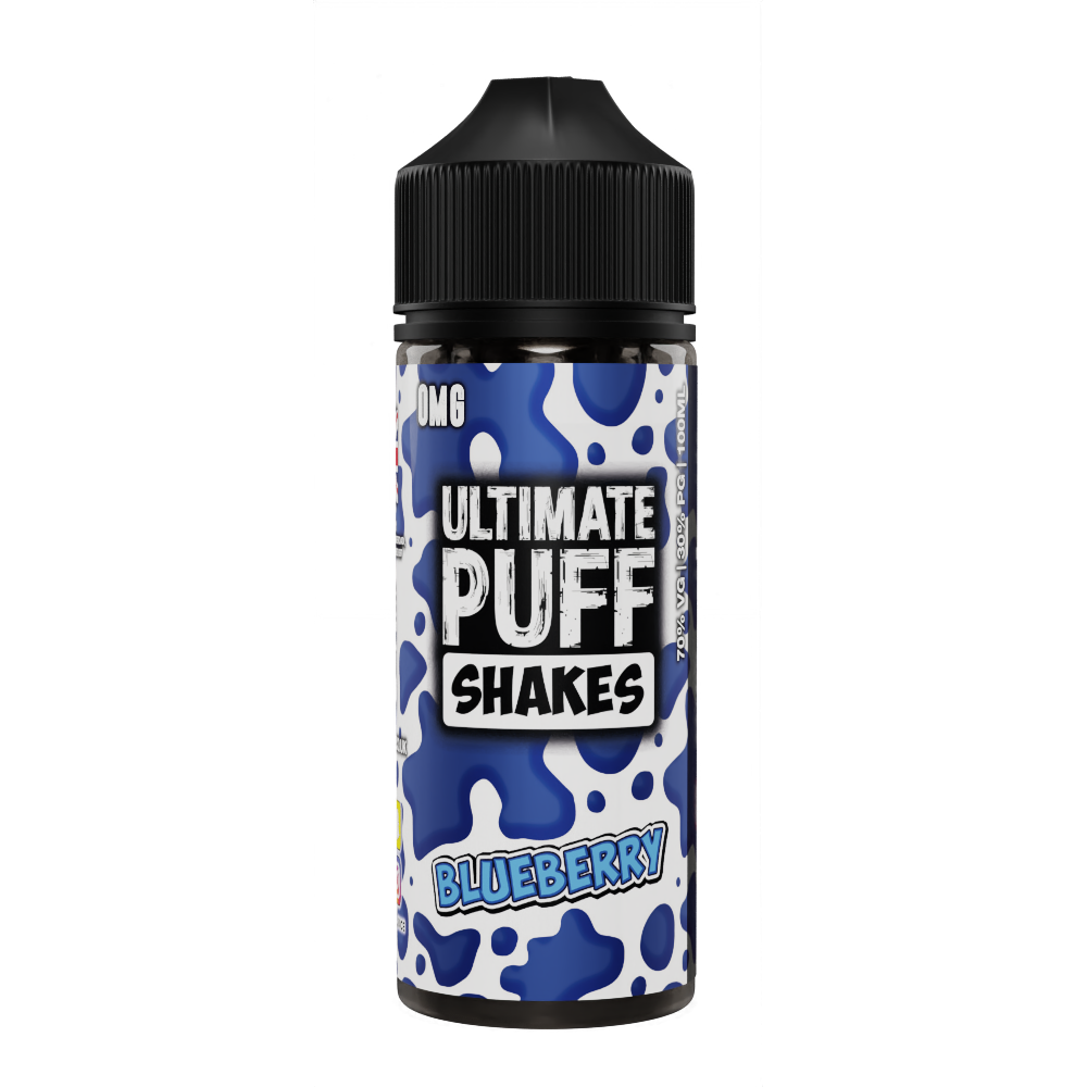 Ultimate Puff Shakes - Blueberry 100ml Short–fill