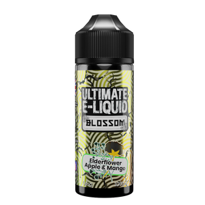Ultimate E-liquid Blossom – Elderflower Apple & Mango 100ml Short–fill