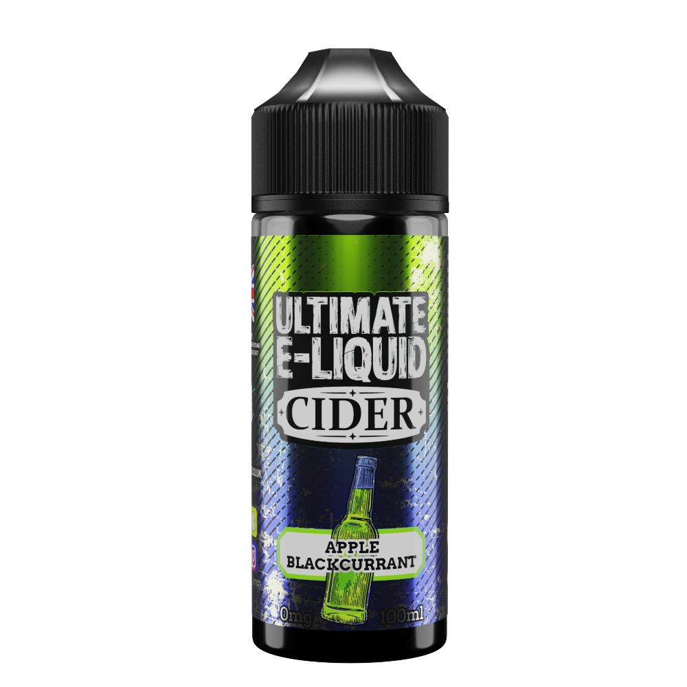 Ultimate E-liquid Cider – Apple Blackcurrant 100ml Short–fill