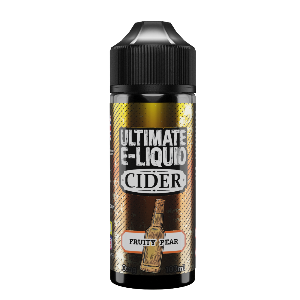 Ultimate E-liquid Cider – Fruity Pear 100ml Short–fill