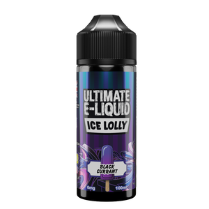 Ultimate E-liquid Ice Lolly – Black Currant 100ml Short–fill