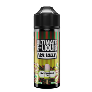 Ultimate E-liquid Ice Lolly – Watermelon Lime 100ml Short–fill