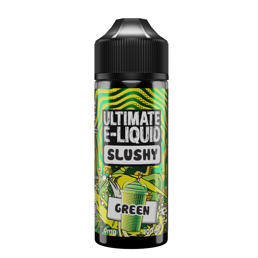 Ultimate E-liquid Slushy – Green 100ml Short–fill