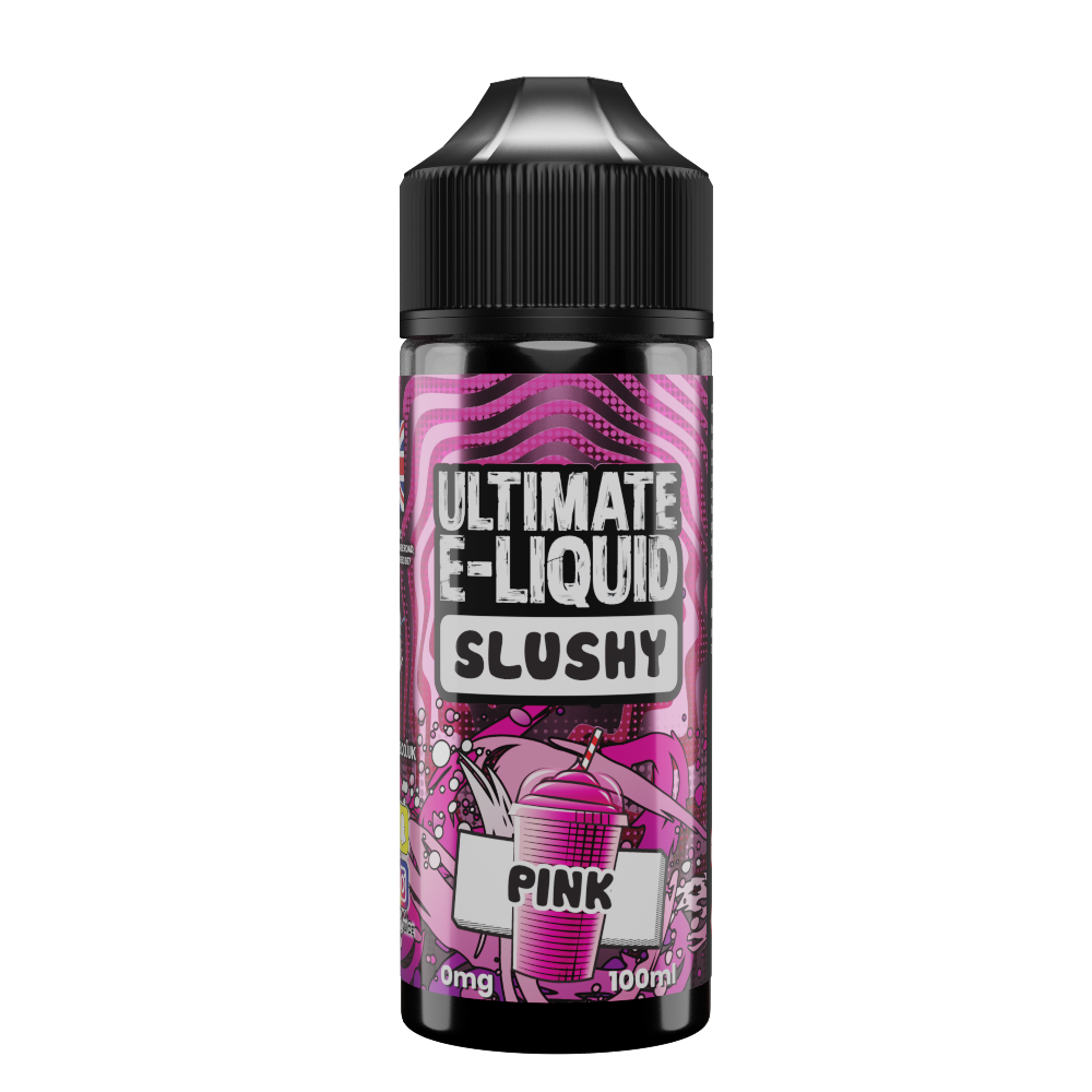 Ultimate E-liquid Slushy – Pink 100ml Short–fill