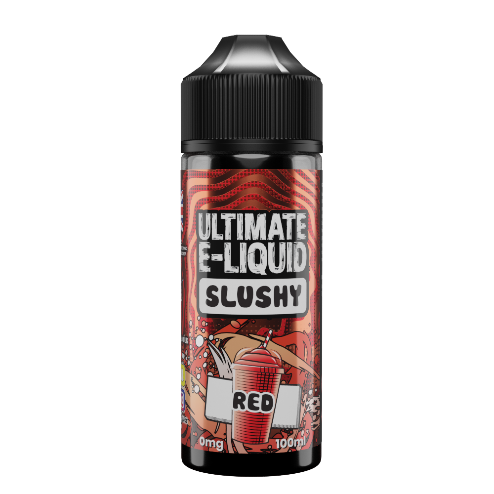 Ultimate E-liquid Slushy – Red 100ml Short–fill