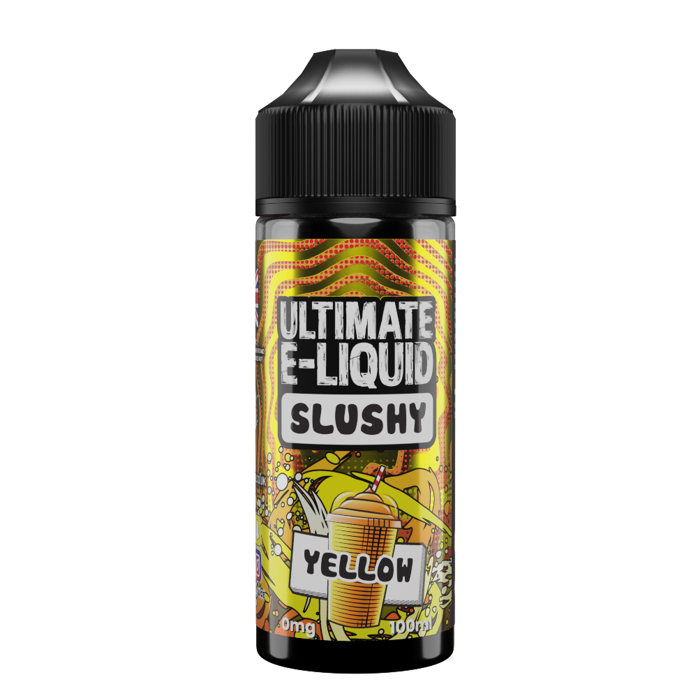Ultimate E-liquid Slushy – Yellow 100ml Short–fill