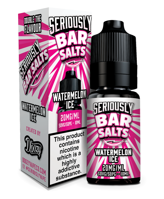Doozy 10ml Seriously Bar Salts Watermelon ice (PACK OF 10)