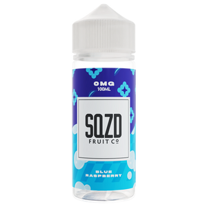 SQZD 100ml Shortfill E-liquid Blue Raspberry
