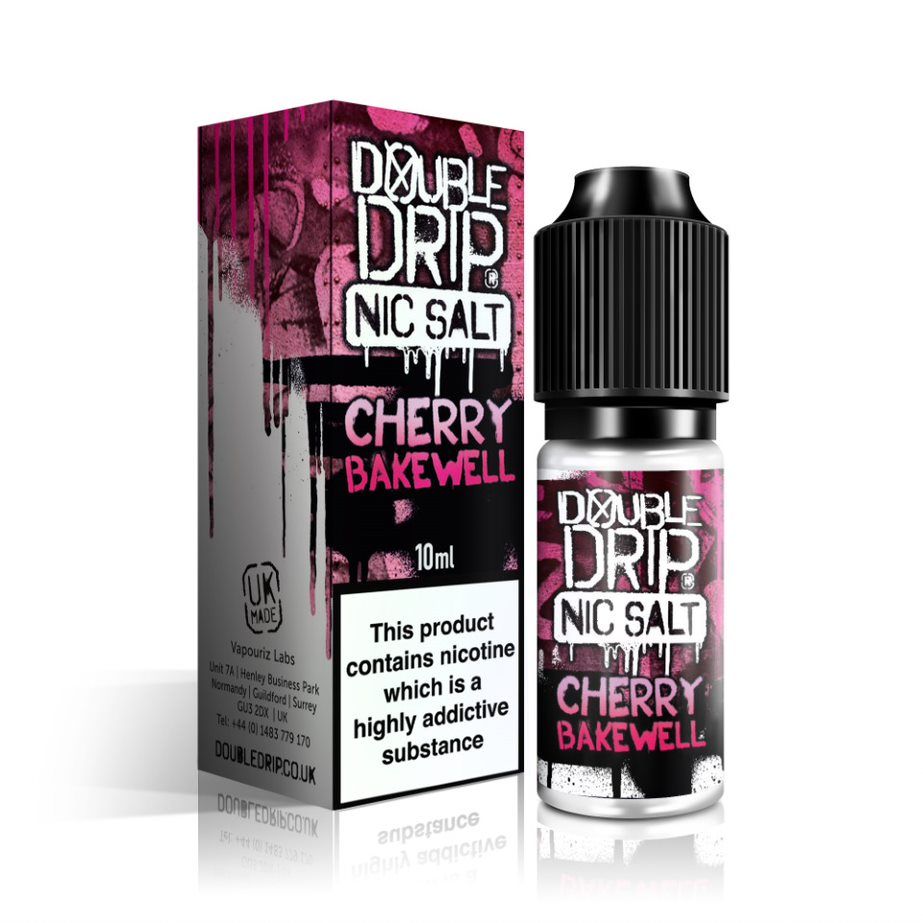Double Drip Cherry Bakewell Nic Salt 10ml (box of 10)