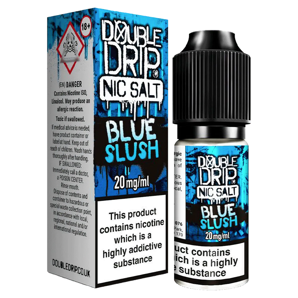 Double Drip Blue Slush Nic Salt 10ml (box of 10)