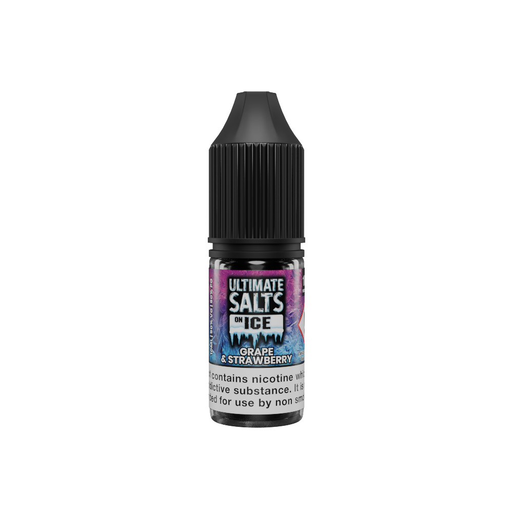 Ultimate Salts On Ice 10ml Grape and Strawberry (Box of 10)