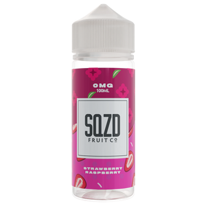 SQZD 100ml Shortfill E-liquid Strawberry Raspberry